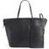 Royce Wide Tote Bag with Wristlet - Black