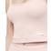 Calvin Klein Pure Ribbed Cropped Tank Top - Barely Pink