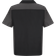 Red Kap Short Sleeve Two Tone Crew Shirt - Black/Charcoal