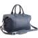 Royce Executive Leather Duffel Bag - Navy Blue