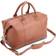 Royce Executive Leather Duffel Bag - Tan