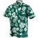 Wes & Willy Michigan State Spartans Floral Button-Up Shirt - Green