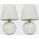 Simple Designs Mini 2-pack Table Lamp 22cm 2pcs