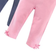 Hudson Infant Leggings with Knotted Ankle Bows 3-Pack - Pink/Navy (10151200)