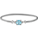 David Yurman Chatelaine Bracelet - Silver/Blue Topaz/Diamonds