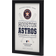 Open Road Brands Houston Astros Team Framed Wood Sign