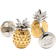 Cufflinks Inc Pineapple 3D Cufflinks - Silver/Gold