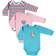Hudson Birdie LS Bodysuits 3-Pack - Pink ( 10155025)