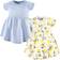 Hudson Baby Cotton Dress 2-pack - Lemons (10153698)