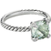 David Yurman Chatelaine Ring - Silver/Prasiolite/Diamonds