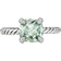 David Yurman Chatelaine Ring - Silver/Prasiolite/Diamonds