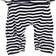 Splash About Short John Float Suit - Navy & White Stripe