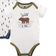 Hudson Bodysuits SS 3-Pack - Wild and Free (10151437)