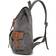 TSD Brand Turtle Ridge Canvas Backpack - Grey