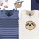 Hudson Cotton Sleeveless Bodysuits 5-pack - Sloth ( 10152826)