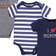 Hudson Short Sleeve Bodysuits 3-pack - Boy Mommy (10152923)