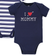 Hudson Short Sleeve Bodysuits 3-pack - Boy Mommy (10152923)