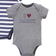 Hudson Short Sleeve Bodysuits 3-pack - Boy Daddy (10152929)