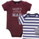 Hudson Short Sleeve Bodysuits 3-pack - Boy Daddy (10152929)