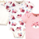 Hudson Short Sleeve Bodysuits 3-pack - Lovely Fox (10152941)