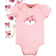 Hudson Short Sleeve Bodysuits 3-pack - Lovely Fox (10152941)