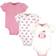 Hudson Short Sleeve Bodysuits 3-pack - Free Spirit Owl (10152953)