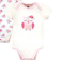 Hudson Short Sleeve Bodysuits 3-pack - Free Spirit Owl (10152953)