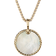 David Yurman Elements Disc Pendant - Gold/White/Onyx