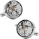 Cufflinks Inc Watch Movement Cufflinks - Silver