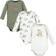 Hudson Baby Long-Sleeve Bodysuits 3-pack - Forest Deer (10118079)