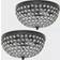 Lalia Home Crystal Glam 2-pack Ceiling Flush Light 33cm 2pcs