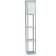 Simple Designs Storage Shelf with 2 USB Charging Ports Floor Lamp 62.5"