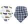 Hudson Bandana Bib 2-Pack Antique Cars