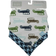 Hudson Bandana Bib 2-Pack Antique Cars