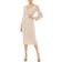 Mac Douglas Sequined Midi Dress - Nude