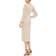 Mac Douglas Sequined Midi Dress - Nude