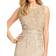 Mac Douglas Sequined Midi Dress - Nude