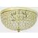 Lalia Home Crystal Glam Ceiling Flush Light 33cm