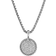 David Yurman Elements Disc Pavé Pendant - Silver/Diamonds