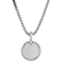 David Yurman Elements Disc Pavé Pendant - Silver/Diamonds