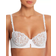 Simone Pérèle SAGA Lace Mesh Demi Bra - Blanc