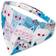 Petlife Touchdog Head-Popper Fashion Designer Printed Velcro Dog Bandana M