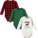 Hudson Cotton Long-Sleeve Bodysuits 3-pack - Moose Wonderful Time (11115397)