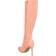 Journee Collection Glenda Extra Wide Calf - Coral