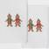 Linum Christmas Gingerbread 2-pack Guest Towel White (76.2x40.64cm)