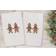 Linum Christmas Gingerbread 2-pack Guest Towel White (76.2x40.64cm)