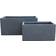 Kante Modern Long Low Granite Pot 2-pack