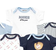 Luvable Friends Bodysuits 5-pack - Baseball (10130459)