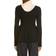 Rebecca Taylor Scoop Neck Peplum Pullover - Black