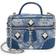 Vintage Jacquard Crossbody Bag - Blue